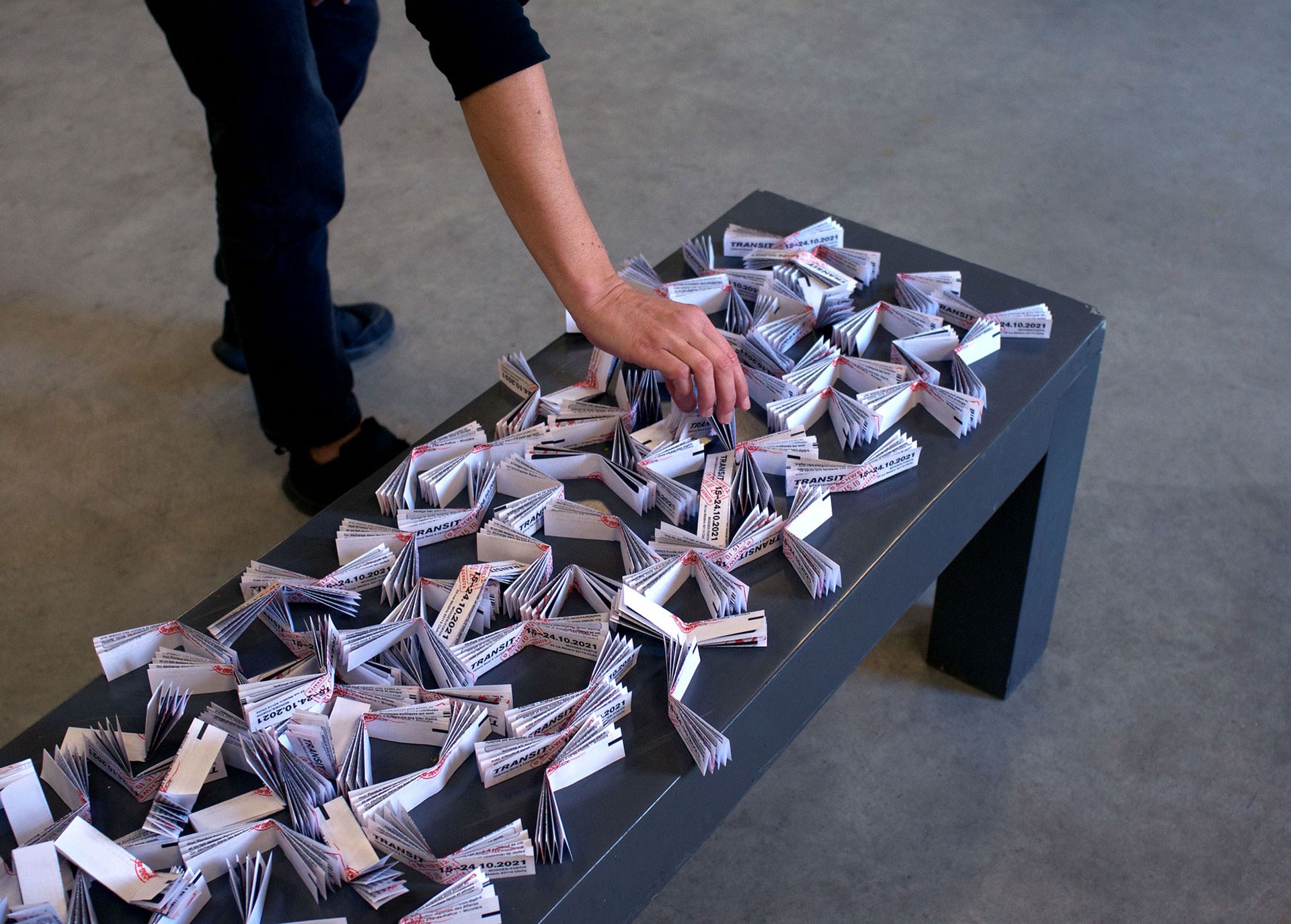 *Transit*, exhibition document, Delphine Reist and Laurent Faulon, Wonder/Fortin, Clichy, 2021