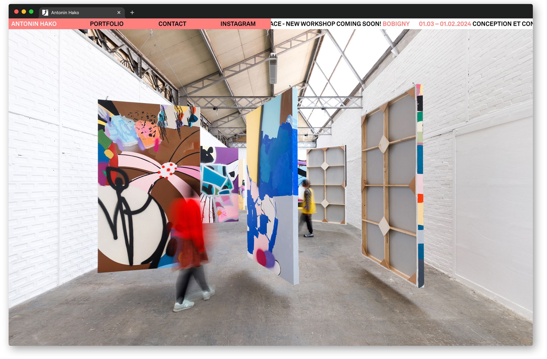 *Antonin Hako*, website (link: https://www.antoninhako.com/ text: (link)), Paris, 2022