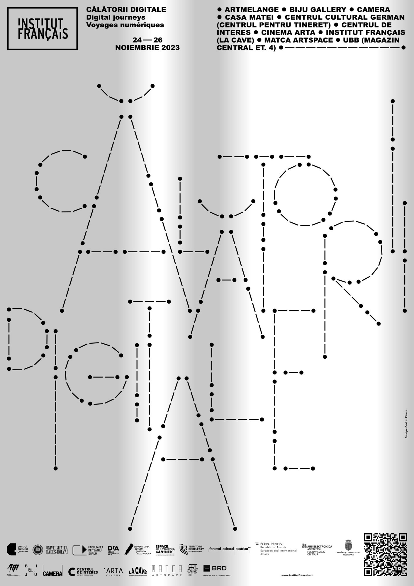 *Călătorii Digitale*, A1 poster, Institut français de Roumanie, Cluj-Napoca, 2023