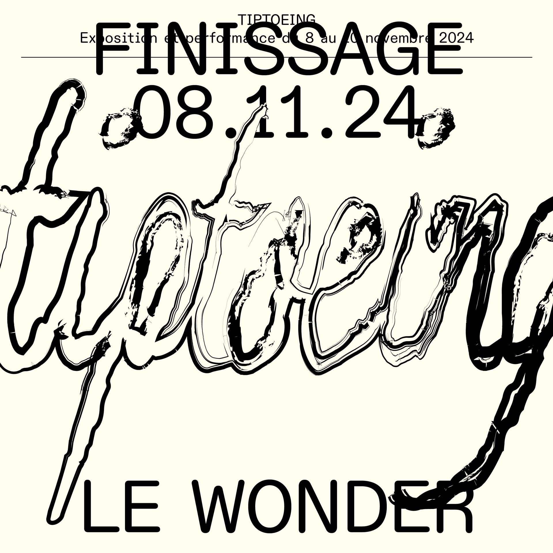 *Tiptoeing*, Le Wonder, Bobigny, 2024