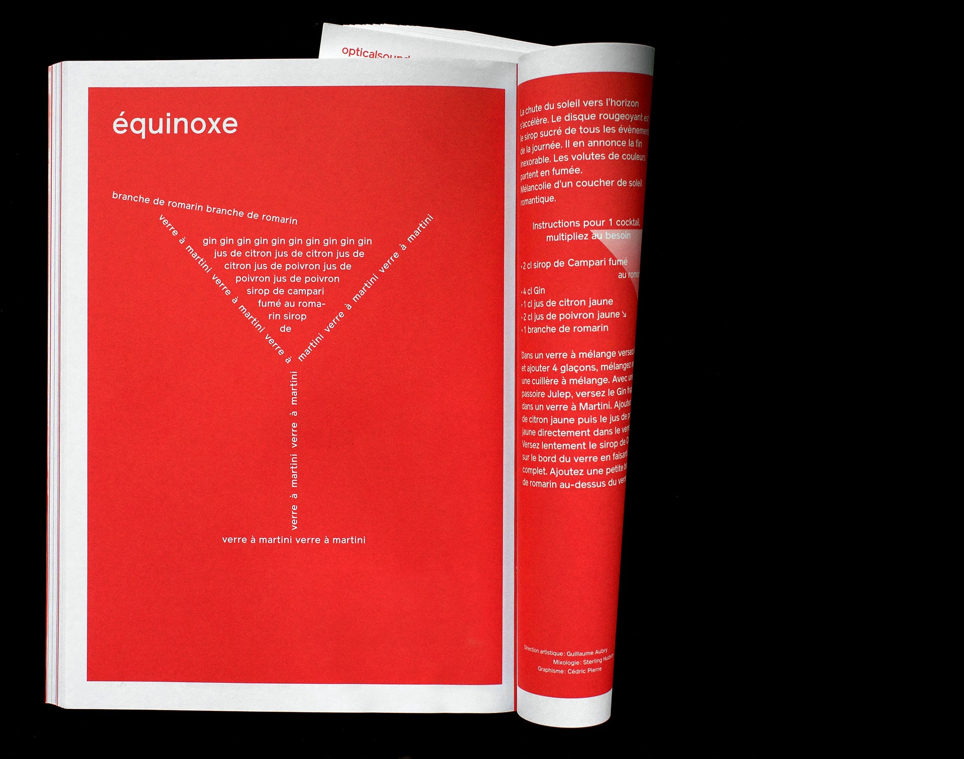 *Regulus*, various cocktails, revue Optical Sound, Guillaume Aubry, Paris, 2020