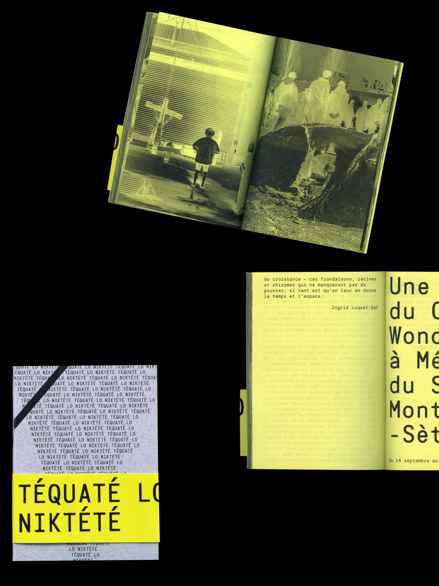 *Téquaté LO Niktété*, book, 7,4 × 10,5 cm, 124 p., Mécènes du Sud, Montpellier-Sète, 2018