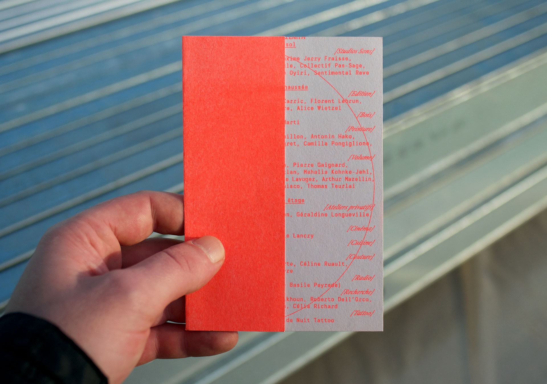 *Opening*, invitation, Wonder/Zenith, Nanterre, 2019