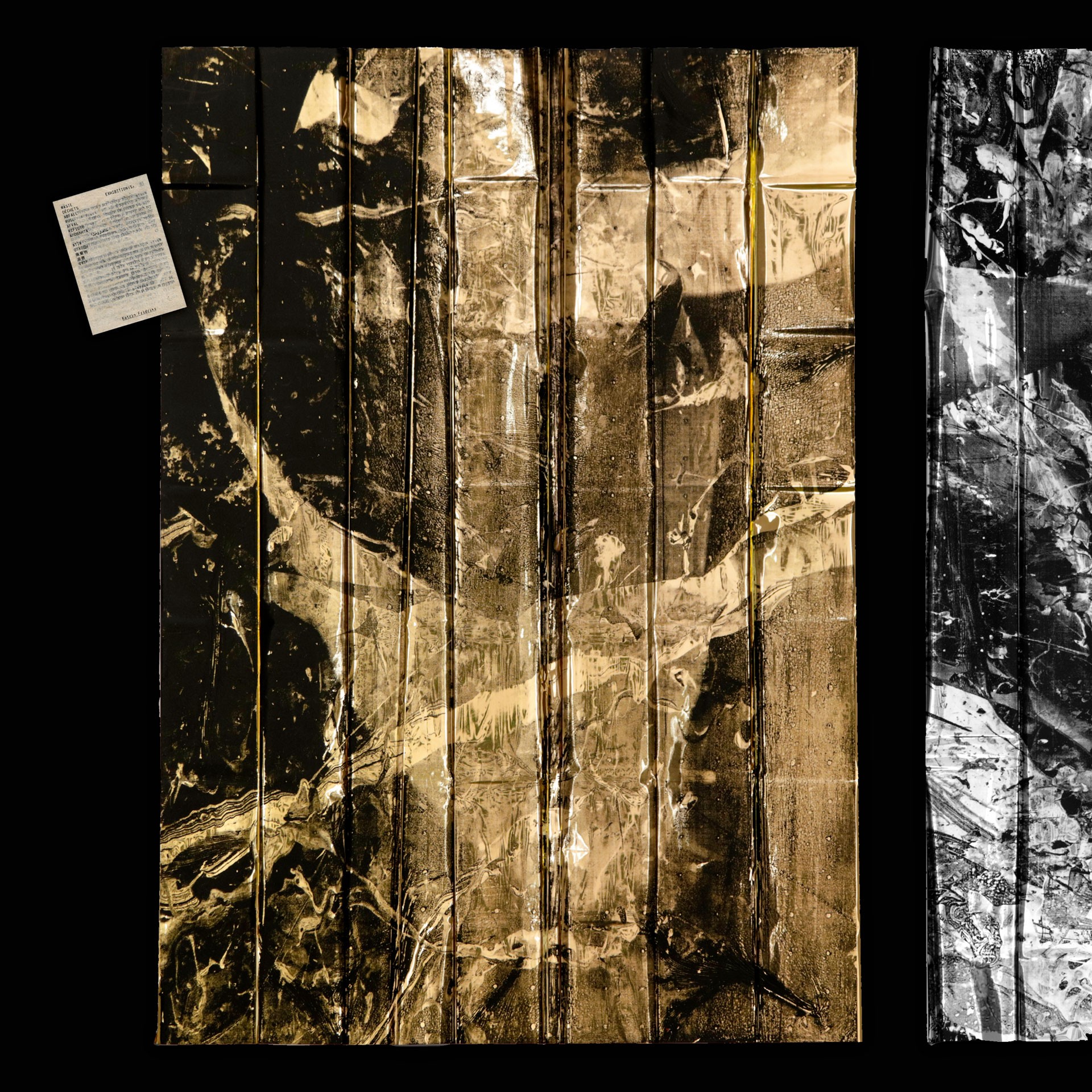 *Waste*, exhibition poster, 42 × 59,7 cm, Katrin Fridriks, Circle Culture gallery, Berlin, 2018