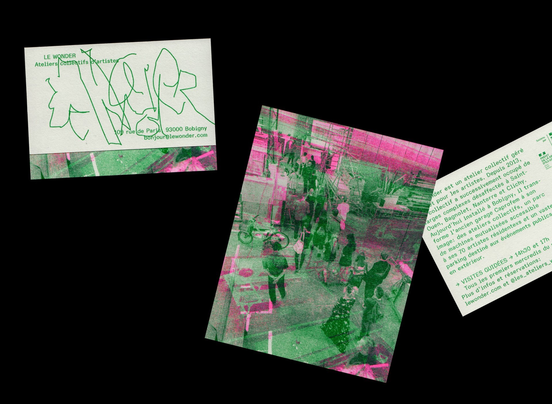 *Le Wonder*, special cards, 7,4 × 10,5 cm, Bobigny, 2024