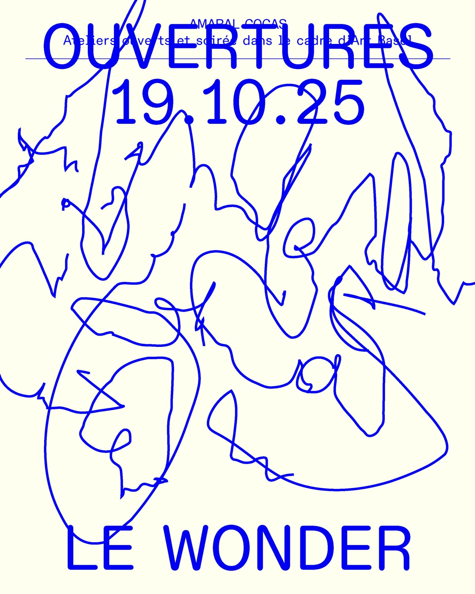 *Amaral Cocas*, Le Wonder × Art Basel, Bobigny, 2025