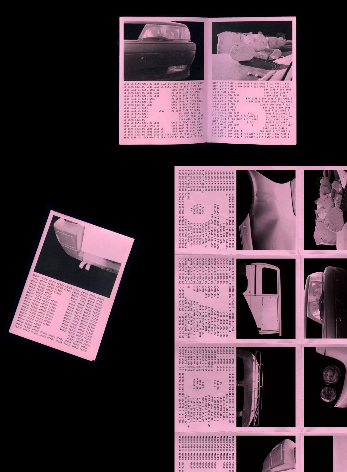 *Mélofé*, exhibition document, with Camilla Pongiglione, Wonder/Liebert, Bagnolet, 2018