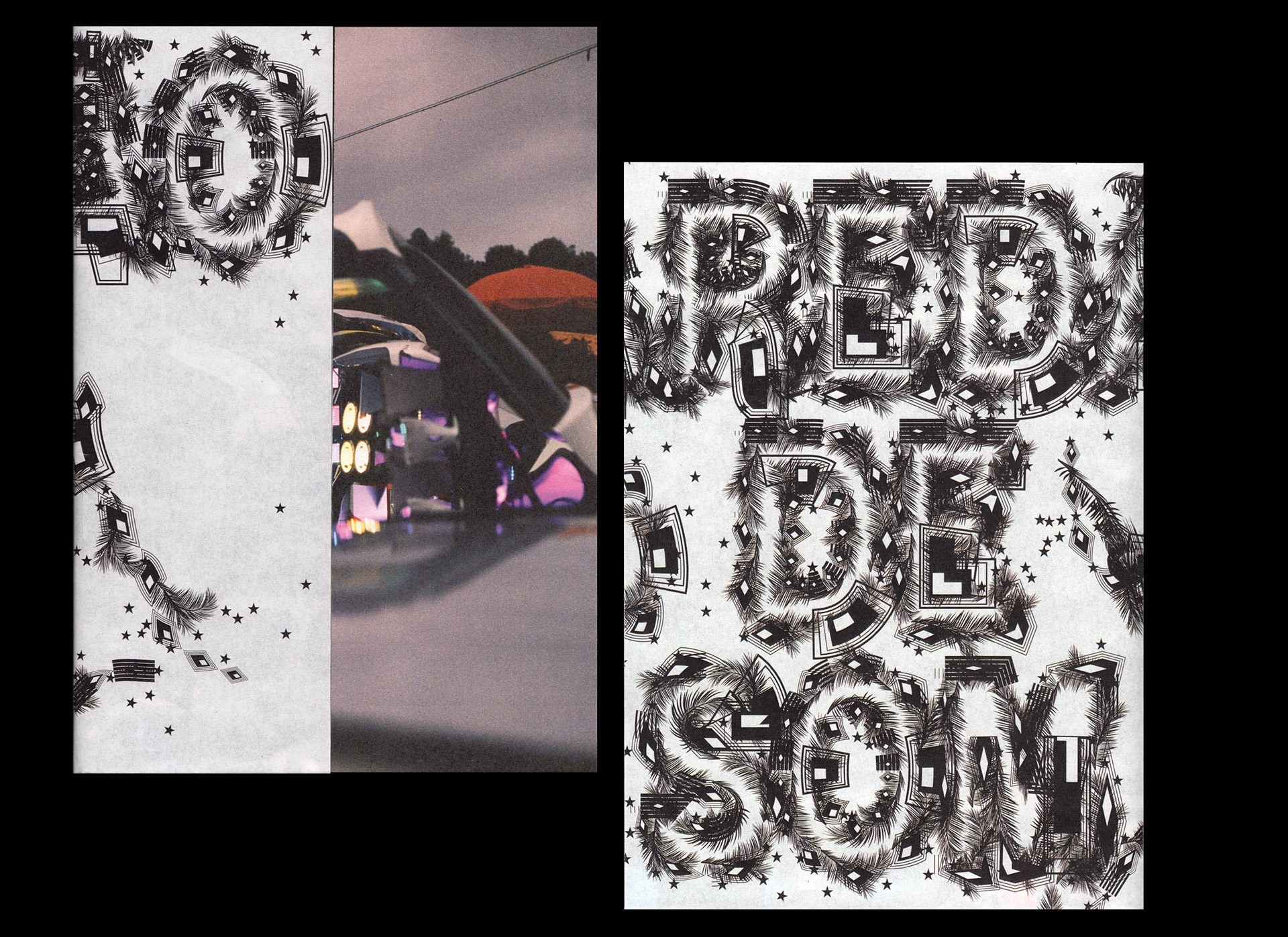 *Paredão de som*, Louise Mutrel, fanzine, 14,8&nbsp;×&nbsp;21&nbsp;cm, 32 p., Quintal, Paris, 2026