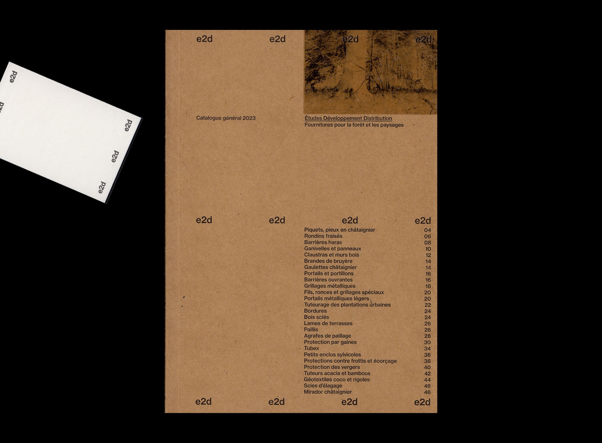 *e2d*, visual identity, catalogs, 14,8 × 21 cm, 54 p., La Fère, 2023