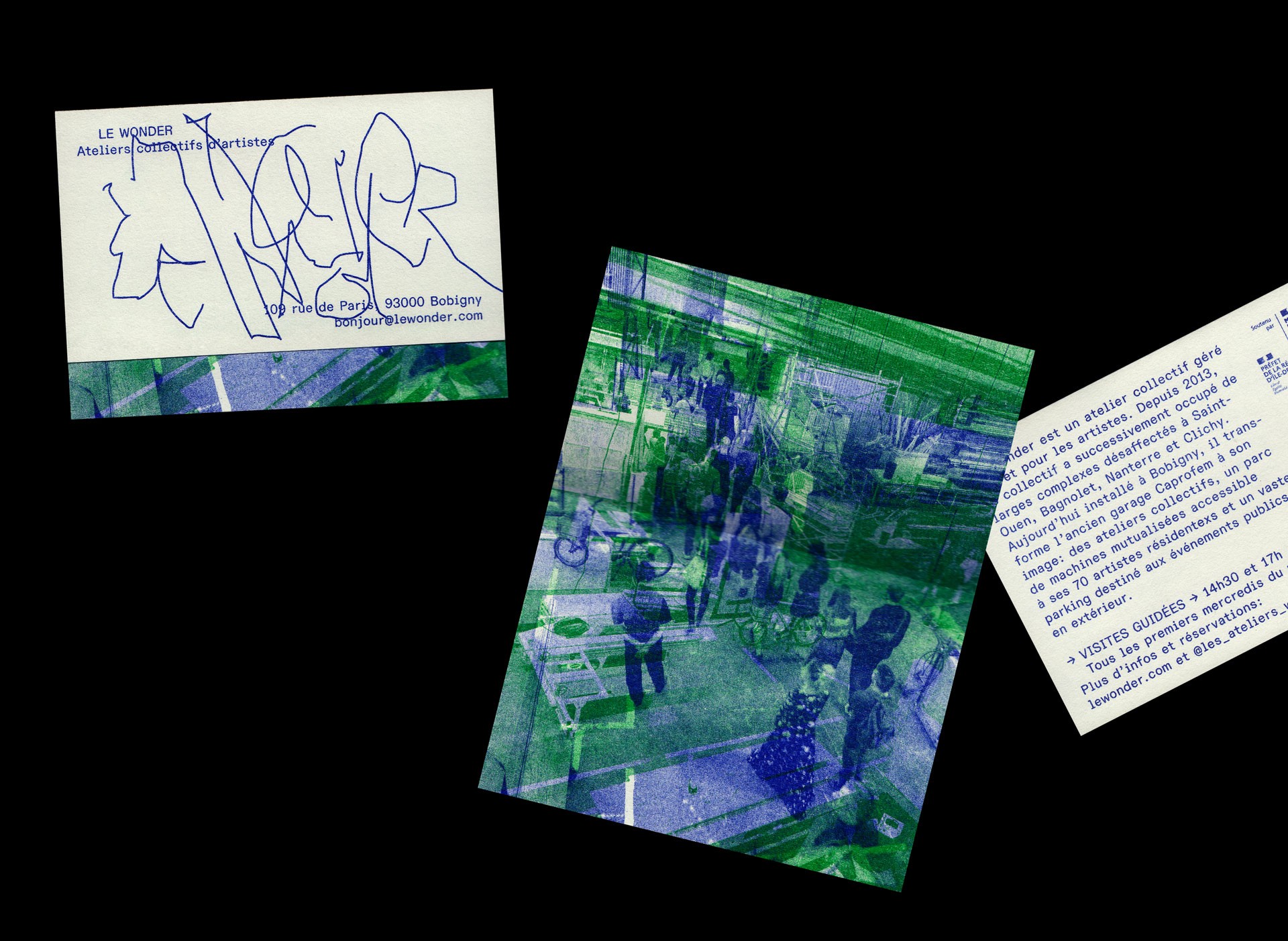 *Le Wonder*, special cards, 7,4 × 10,5 cm, Bobigny, 2024