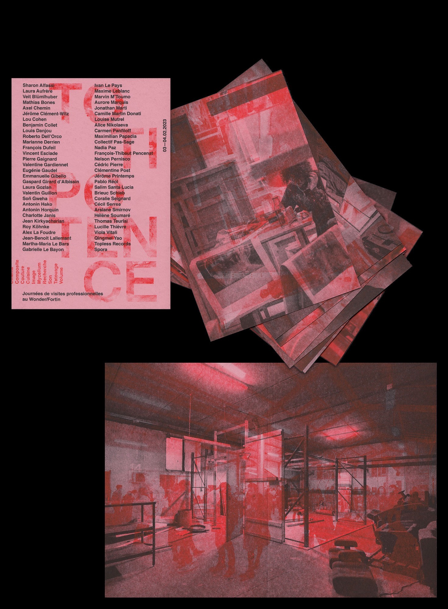 *Totipotence #2*, visit document, Les ateliers Wonder, Clichy, 2023