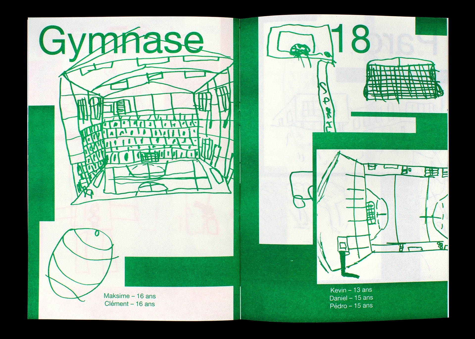 *L'I.M.E La Tombelle dessiné par les enfants et les adolescents*, book, 21 × 29,7 cm, 48 p., published by Semis, Saint-Quentin, 2022